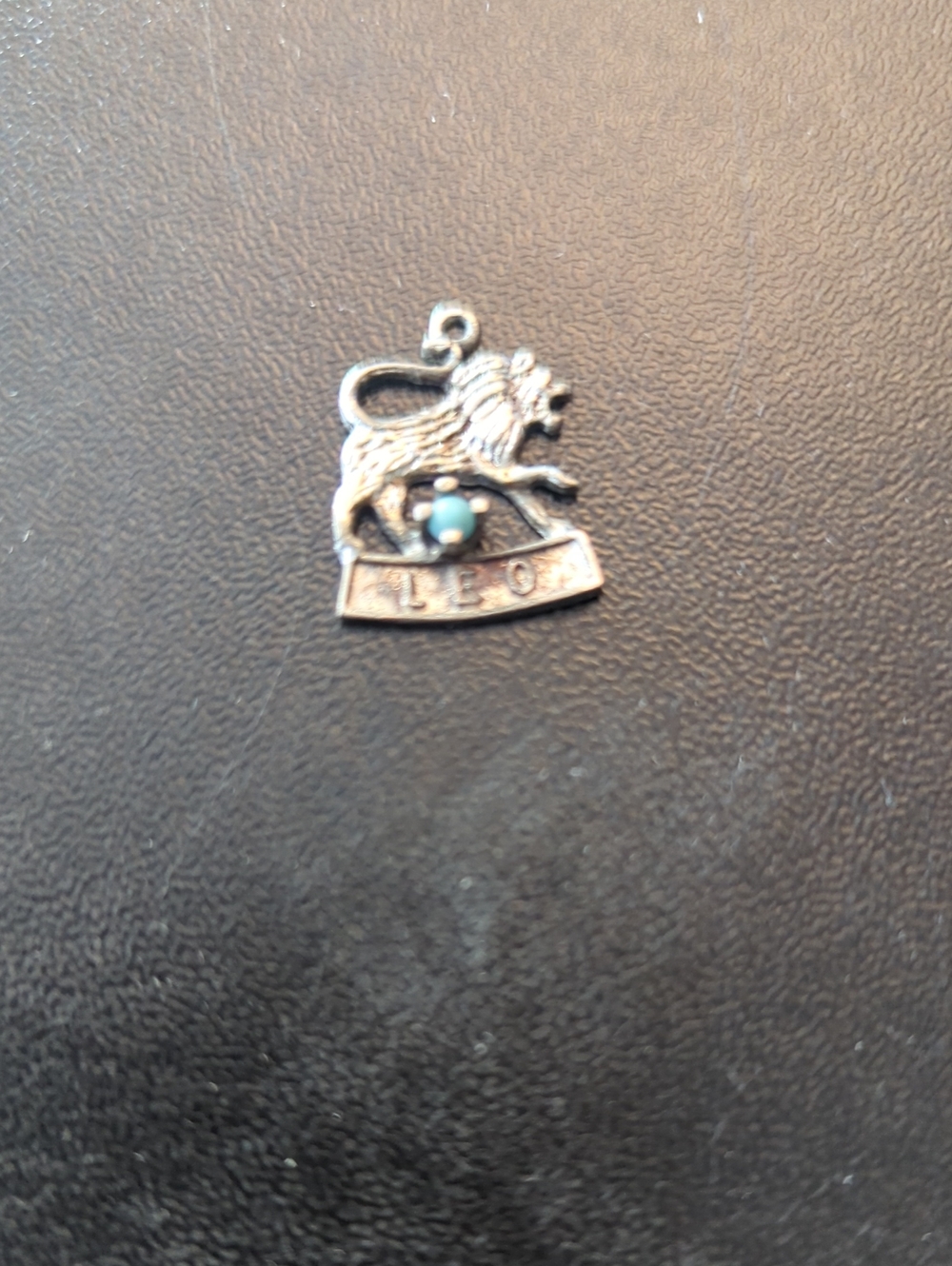 Vintage 70s Sterling Silver Leo Zodiac Charm